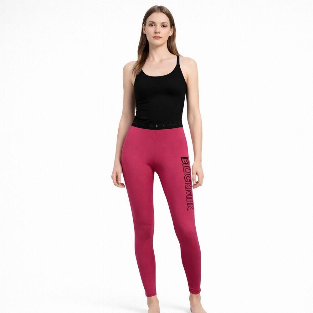 Black Milk Hot Pink High Waisted Leggings Active Gym Workout‎ Womens Medium